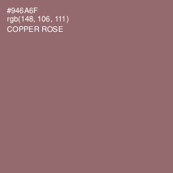 #946A6F - Copper Rose Color Image